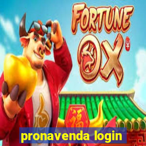 pronavenda login